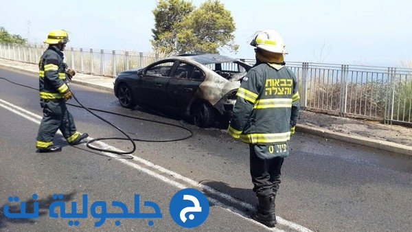 انفجار سيارة مركونه في حيفا 